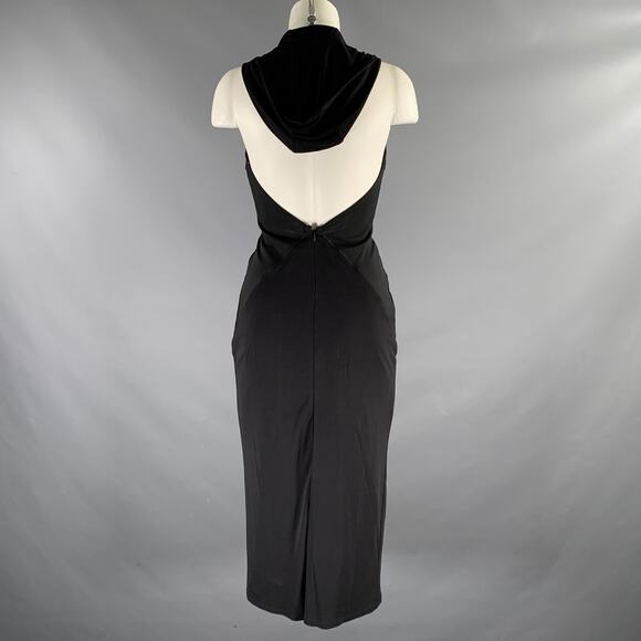 MIAOU Size S Black Spandex Knee Length Knee-Length Dress - Picture 3 of 7